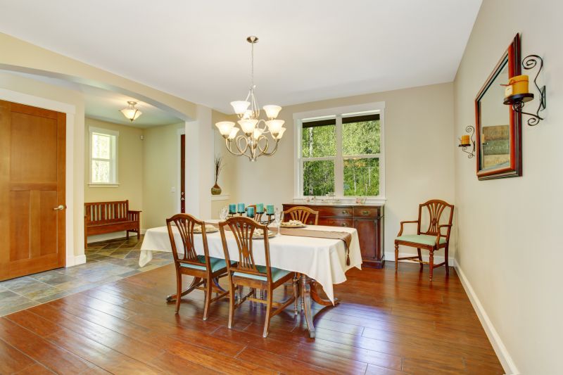 Traditional Hardwood in Dining Area