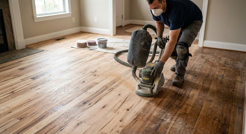 Hickory Floor Refinishing in Alpharetta, GA